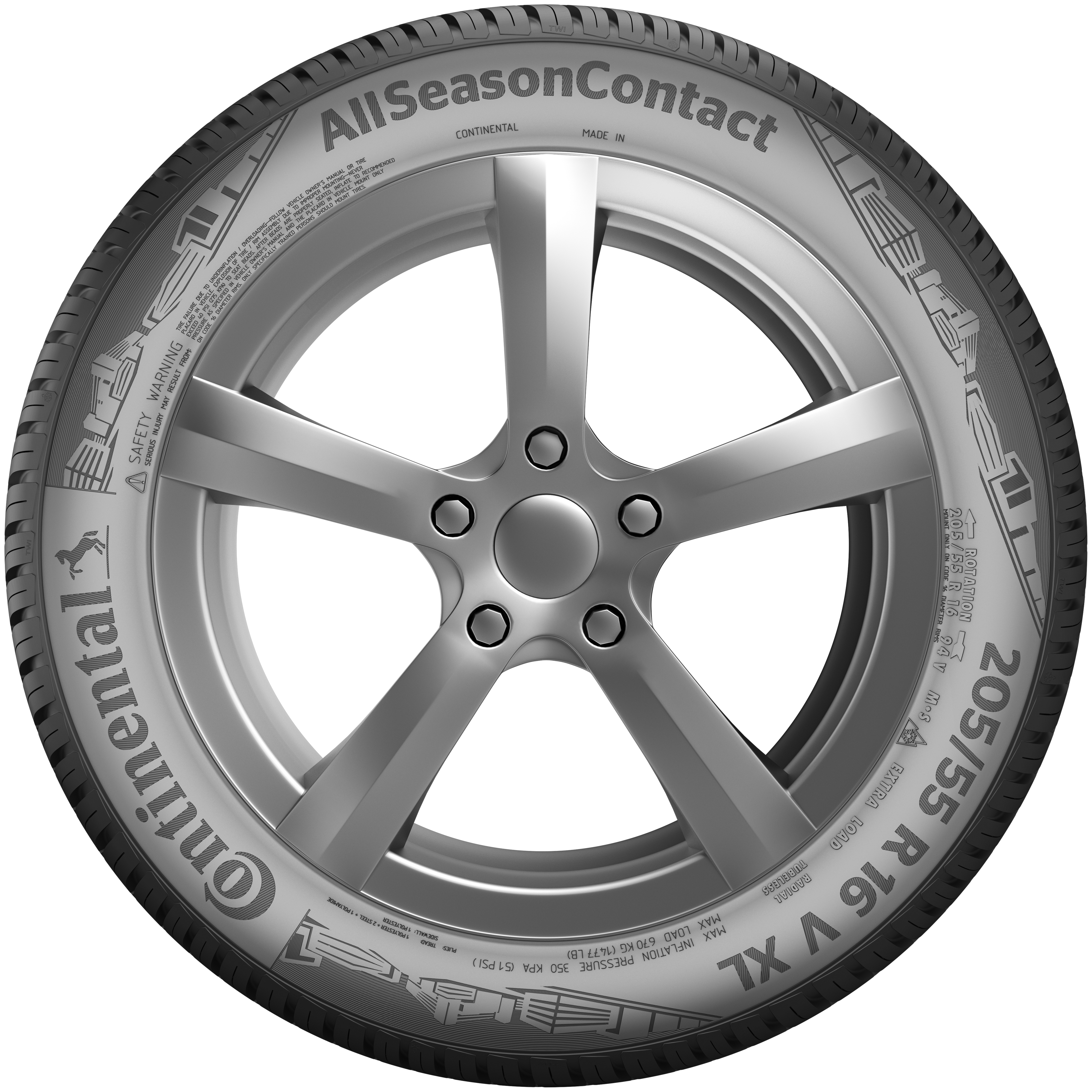 CONTINENTAL ALL SEASON CONTACT 185/70 R14 88T