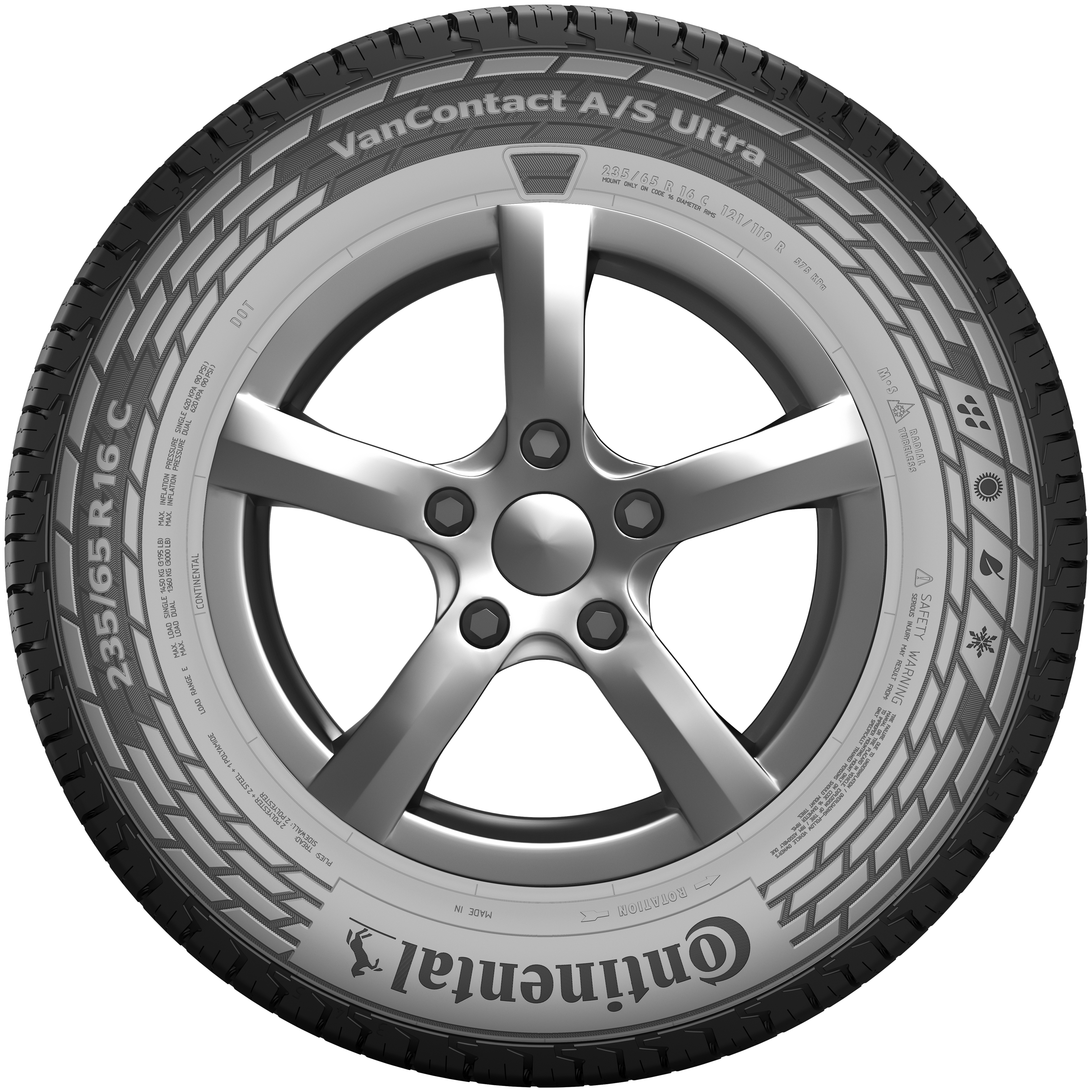 CONTINENTAL VANCONTACT A/S ULTRA 185/80 R14 102R